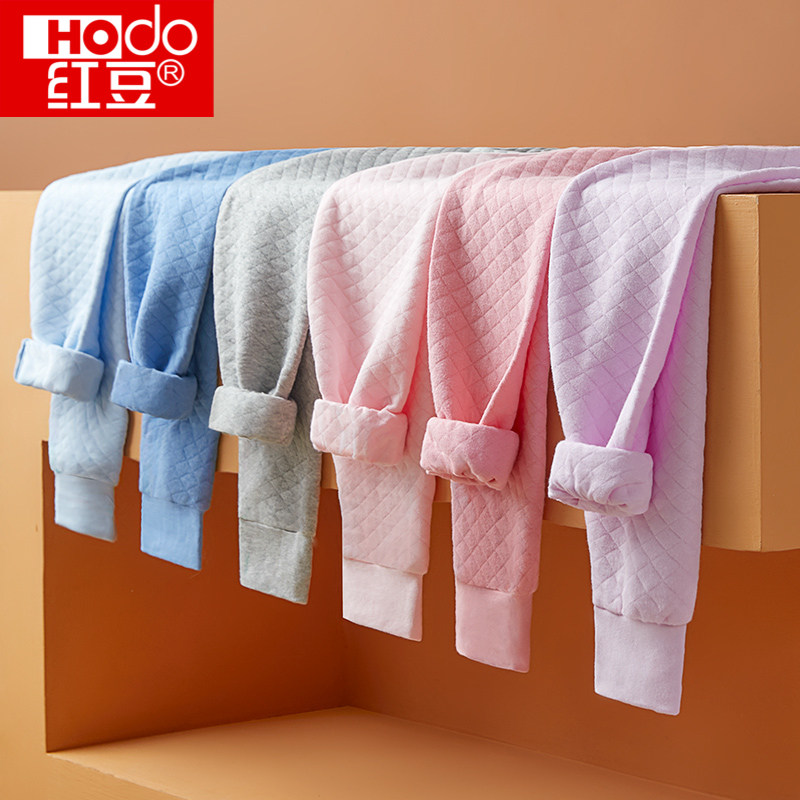 Redbean children warm trousers of cotton pants thickened winter boys and girls sanitary pants in baby baby