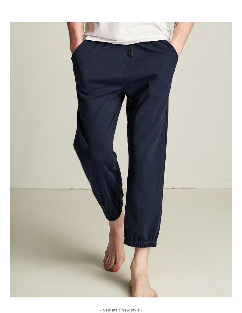 Quần đậu đỏ nam pyjama đơn mảnh 2019 xuân hè thu đông mặc ngoài mặc thể thao quần nhà quần kaki nữ