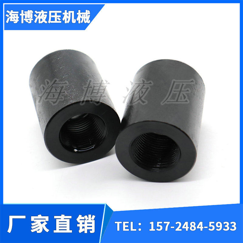 (Factory direct sales) 20# carbon steel single screw pipe hoop pipe ancient half pipe inner wire joint high pressure socket pipe fittings