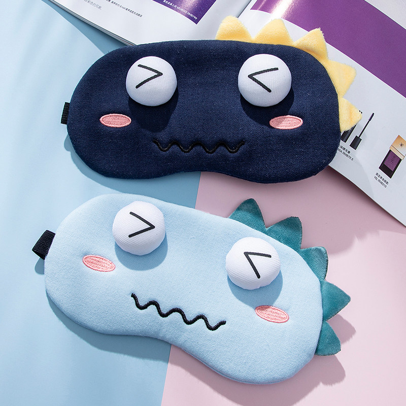 Eye mask sleep shading breathable relieve eye fatigue Students summer sleep special men and women funny children's eye mask