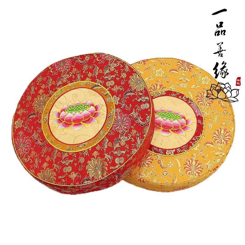Prayer cushion cushion Zen mat 55cm futon Taiwan lotus meditation prayer cushion workmanship exquisite embroidered pearl cotton