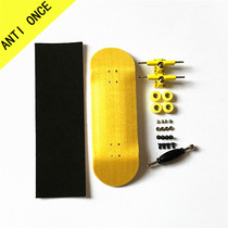 ANTI ONCE professional finger skateboard new product launched 32MM wide board Maple Finger Skateboard Set