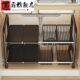 Kitchen retractable sink storage rack cabinet layered rack pot rack multi-functional pot storage rack organization rack
