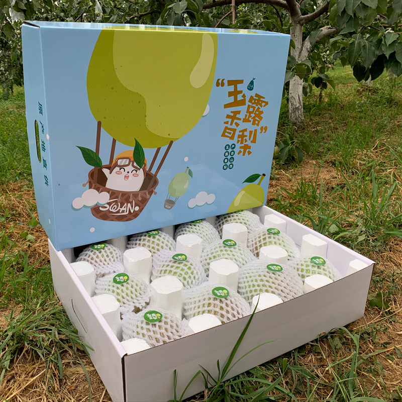 山西玉露香梨基地的LOGO