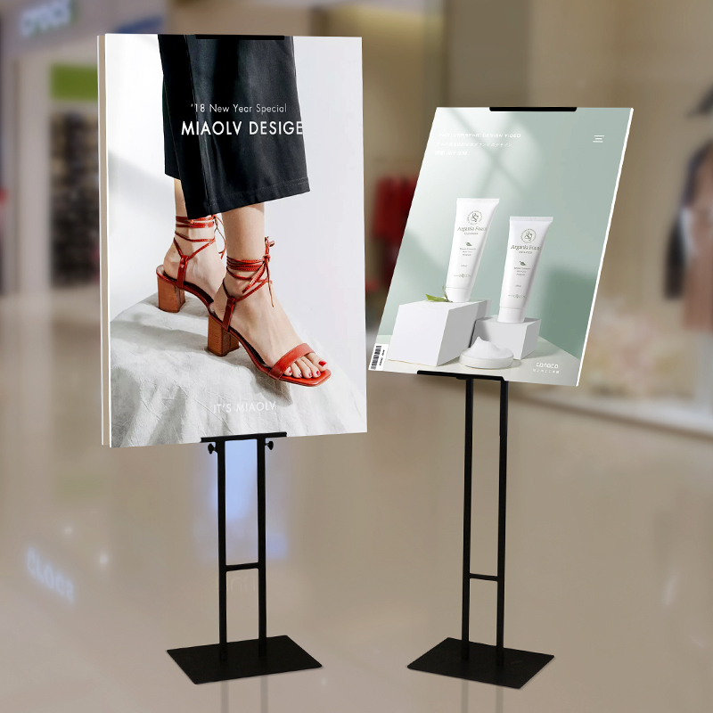 Kt Board Stand Display Rack Vertical Floor-Standing Advertising Board Display Board Poster Stand Sign Stand Display Stand