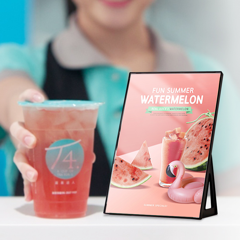 Acrylic Desktop Standing Signs a4 Table Cards Table Cards Table Cards Menu Price Swing Desk Advertising Price List Display Cards Customised