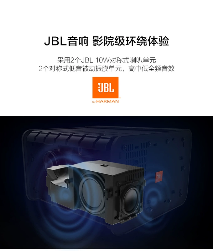 Màn hình ma thuật Tmall S2 2019 máy chiếu mới nhà thông minh wifi HD 3D rạp hát tại nhà 1080P điện thoại di động màn hình chiếu hỗ trợ 4K không có TV màn hình - Máy chiếu máy chiếu giá rẻ