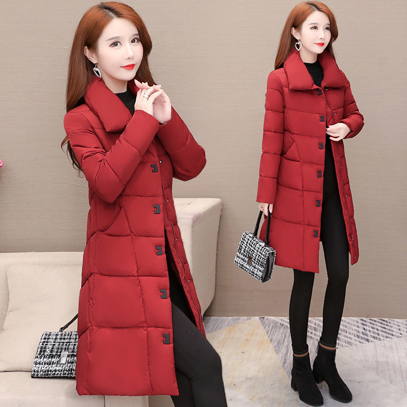 Small light down cotton-padded jacket short 2021 winter new Korean cotton-padded jacket slim female temperament cotton-padded jacket coat