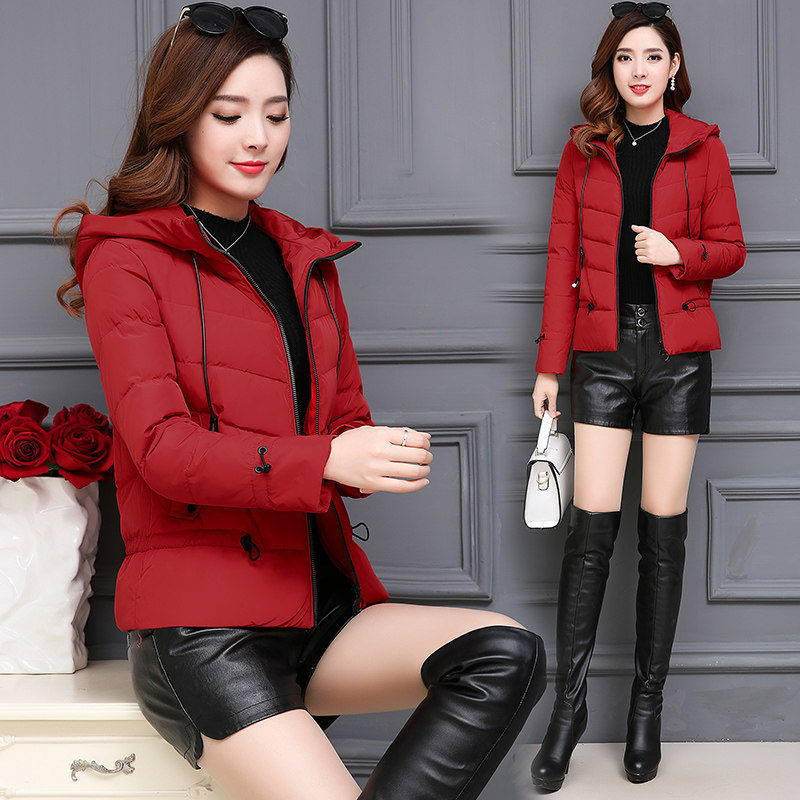 Down Cotton Clothing Autumn Winter Women's Clothing 2019 New Korean Version Fashion Jacket Loose Thickening Medium Long Version Cotton Coat Jacket