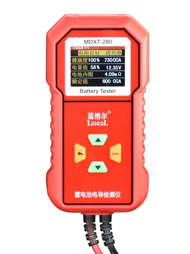 Детектор батареи срок службы электрический объем тестирование теста на внутреннее сопротивление.