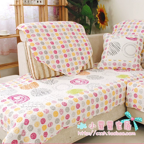 Хлопковый диван, ткань, подушка