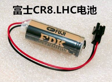 Fuji FDK industrial control PLC battery FDK CR8 LHC power type 3V lithium battery with plug water meter