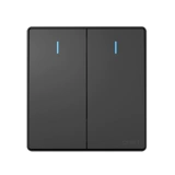 Официальный переключатель Zhengtai 2W Black Five -Hole Двойное однократное отверстие