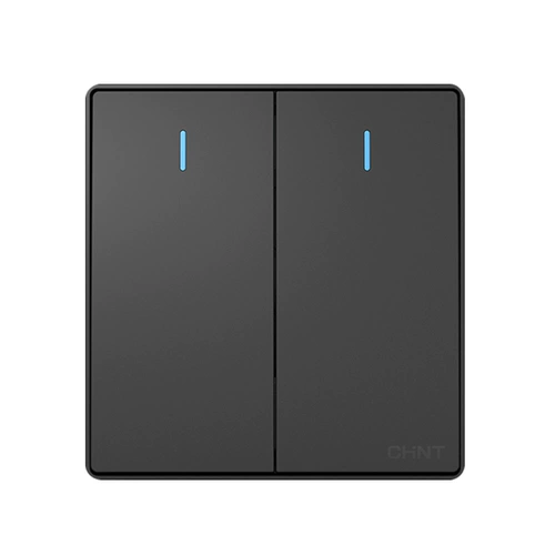 Официальный переключатель Zhengtai 2W Black Five -Hole Двойное однократное отверстие