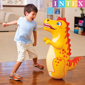 INTEX充气不倒翁儿童拳击沙袋加厚益智小孩不到翁宝宝玩具1-15岁