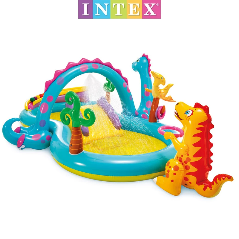 Intex, дорожный надувной бассейн для плавания