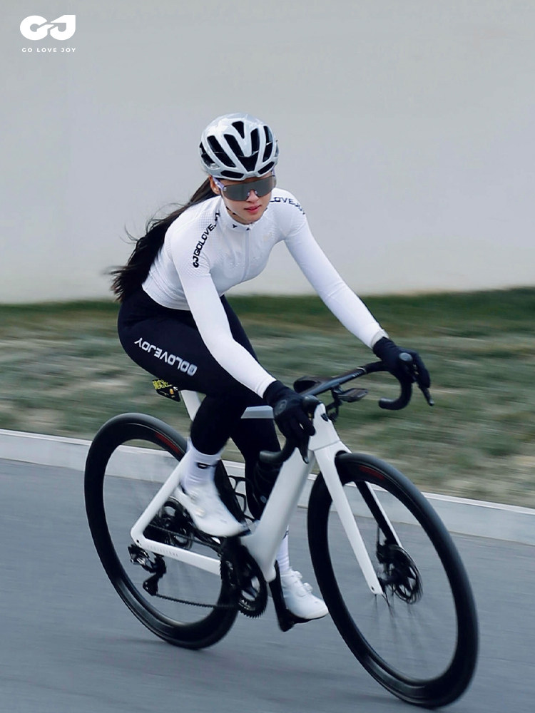Golovejoy Cycling Clothing Women's Spring and Autum Road Cycling Clothing Long-Sleeved Slimming Look Sweat-Wicking Quick-Drying Suit