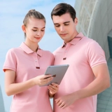 Летняя тонкая футболка polo для работы, делается под заказ, с печатью вашего логотипа