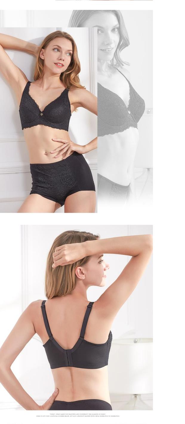 Cổ đại và hiện đại ngực lớn đầy đủ phần mỏng bên nhận áo ngực cỡ lớn áo lót nữ mùa hè 0F158 - Áo ngực không dây áo ngực cho bé bú