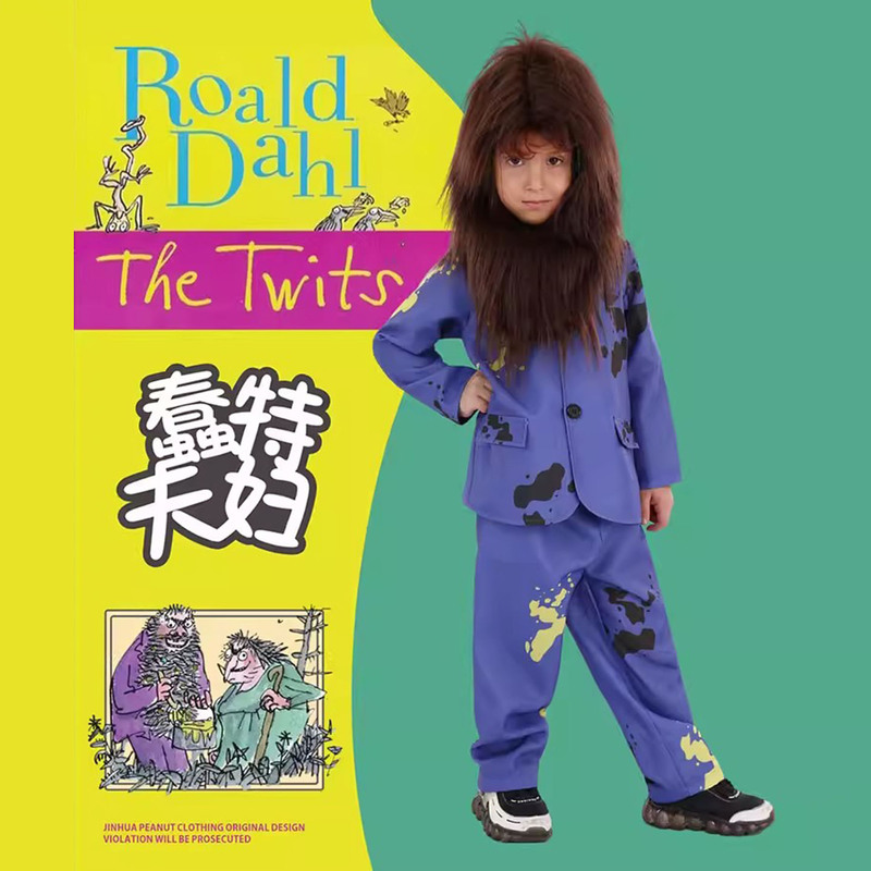 Halloween Kidsren's World Reading Sun Silly Special Couple Dress up Kindergarten Fairy Tale the Twits Performance