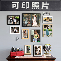 Washing photos plus a3 large photo frame hanging wall solid wood creative 10 a4 16 inch made Photo Wall custom combination conjoined