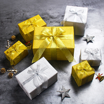 Christmas gift box decorations 4s shop gift pile head Christmas tree props gift box ornaments packaging box