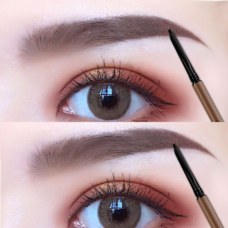 Extremely thin eyebrow pencil female waterproof and sweat-proof natural vivid and lasting non-fading net red wild eyebrow novice beginner