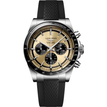 Longines longines watch concas yuetong men's watch tape mechanical chronograph watch l3.835.4.32.9
