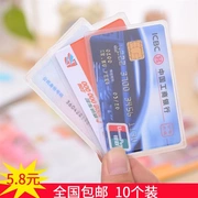 10 Gói Thẻ chống từ trong suốt Bộ ngân hàng Thẻ sinh viên Thẻ ID Thẻ bìa Thẻ truy cập Túi đựng thẻ Bus