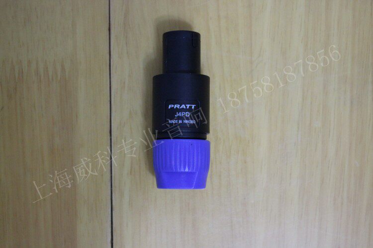 Domestic four-core speaker plug PRATT J4PD professional 4-core audio connector