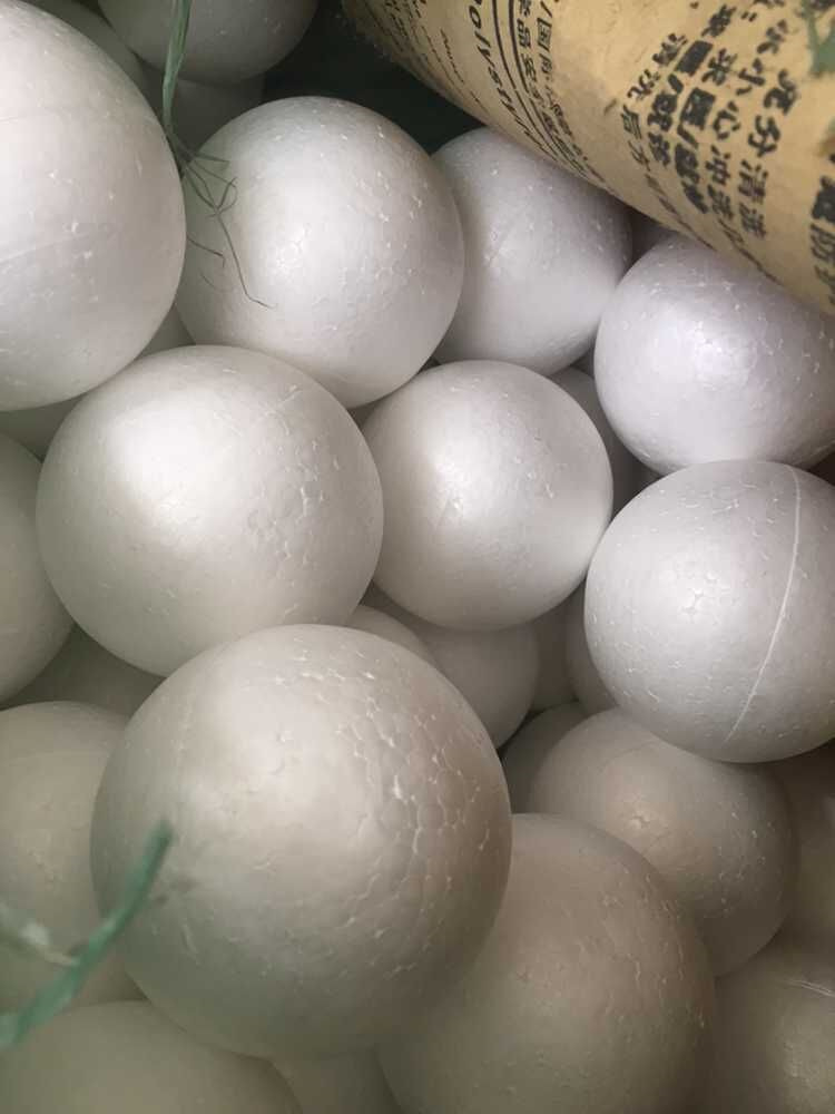 Foam ball ball white solid polyglo ball wedding flower array hand DIY size Poly lounge ball