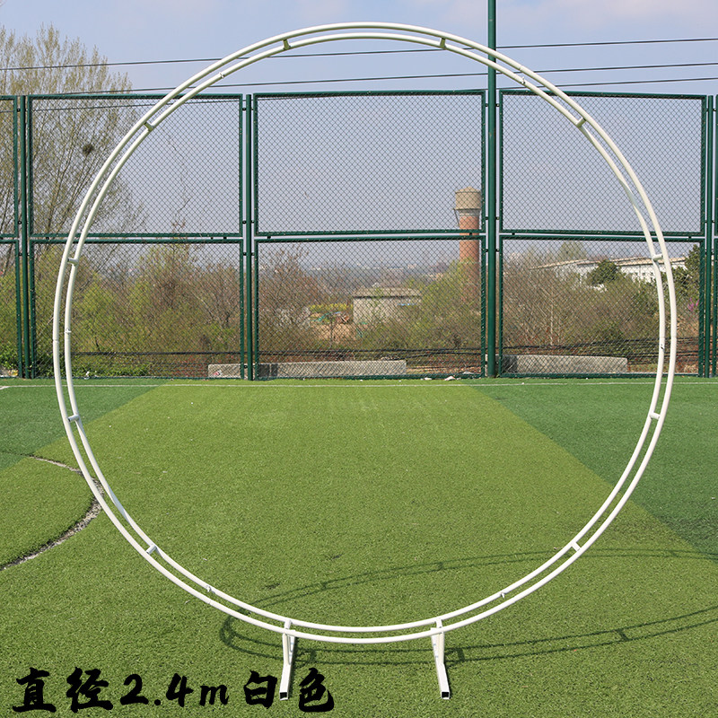 New Wedding Props Iron Art Cirque Background Round Flower Door Arches Shelf Large Outdoor Lawn Wedding Foreign Trade-Taobao