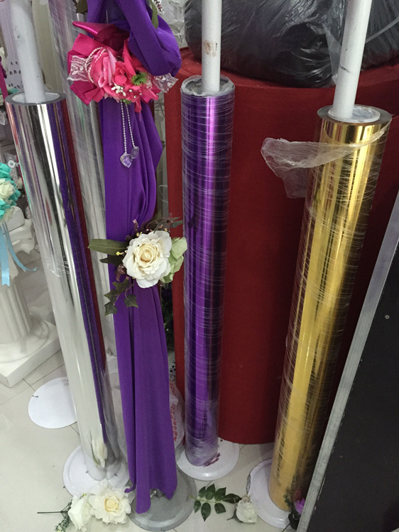 Thickened Ultra Bright Bifacial Silver Mirror Carpet Wedding wedding arrangement Stage T Carpet Prop Decoration