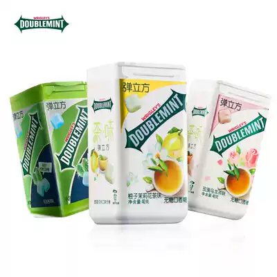 Green Arrow new product bomb cube sugar-free xylitol gum 40g5 flavor 3 bottles fresh breath Net red candy