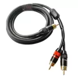 Высокоселитный анти -интерференционной лотос Turning Double Lotus Audio Cable RCA Public One -точка двойного басового пистолета 1 точка 2