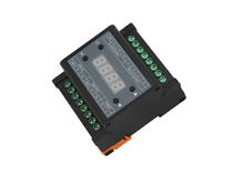 DMX512转010V模拟调光信号转换器 导轨式DMX512转0-10V调光信号