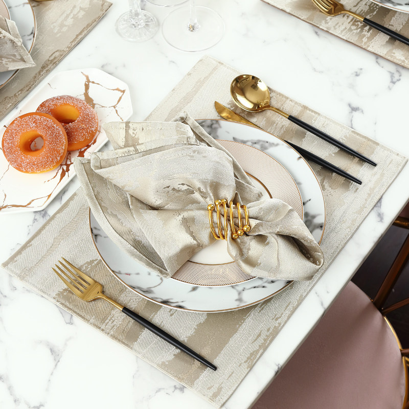 Customized for the cushion of modern simple insulation pads Western dining pad household pallet Chinese high-end fabric cushion