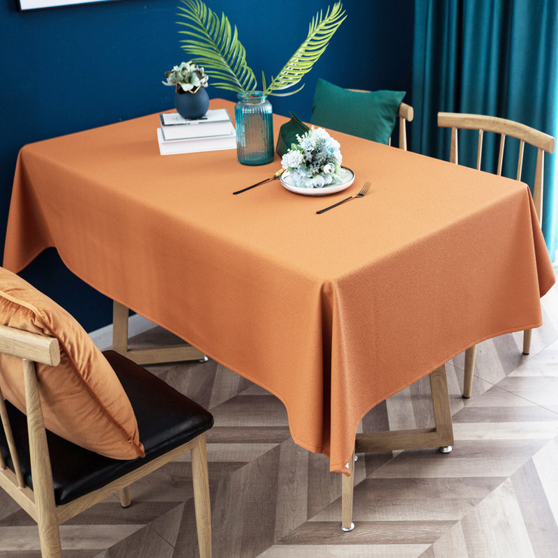 Waterproof tablecloth, oil-proof, anti-scalding, disposable Nordic household square tablecloth, modern light luxury coffee table tablecloth