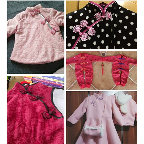 Точка пряжка цвет ретро хризантемы ручной работы топ Cheongsam Hanfu Tang Кнопка