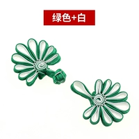 Зеленый+белый [пять упаковок]