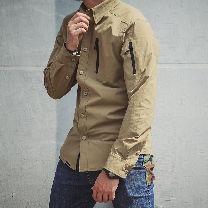 Emerson's New Blue Label Triple Tech Tactical Shirt Men's Commuter Top Outdoor Quick-Drying Shirt Emerson's New Blue Label Triple Tech Tactical Shirt Men's Commuter Top Outdoor Quick-Drying Shirt