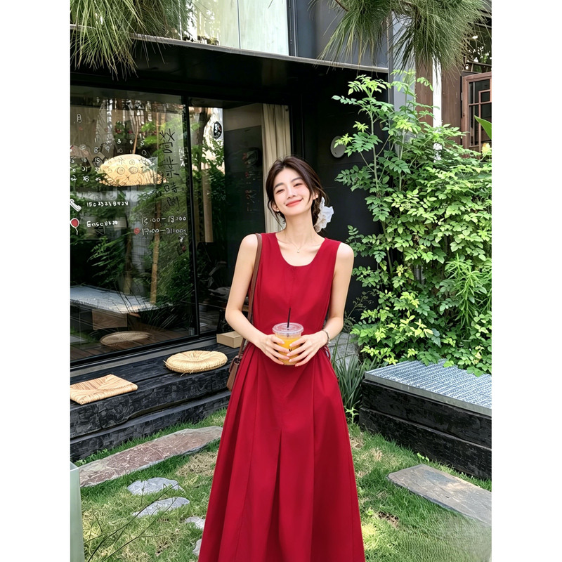 Fashionable Maternity Outfits for Spring and Summer, New Styles That Don'T Show Pregnancy, French-Style Long Dresses, Elegant and Slimming, Beautiful Dresses