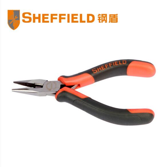 GDS035041 two-color handle mini pointed nose pliers