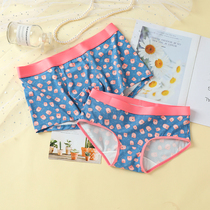 Couple underwear cartoon fashion men and women a pair of sweet nightingale lovers underwear passion temptation confession gift