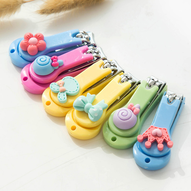 Cute candy color nail trimmer creative nail clipper nails new children's nail clipper manicure tool
