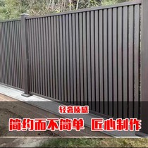 Aluminium Art Guardrails New Chinese Courtyard Fencing Aluminum Alloy Modern Villa Balcony Railing Outdoor Cell Yard Fence