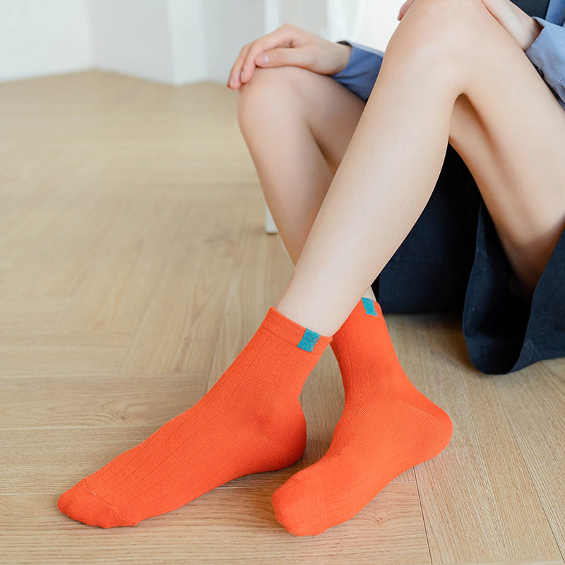 короткие носки 5pairs socks women winter warm socks for women new year cute &be