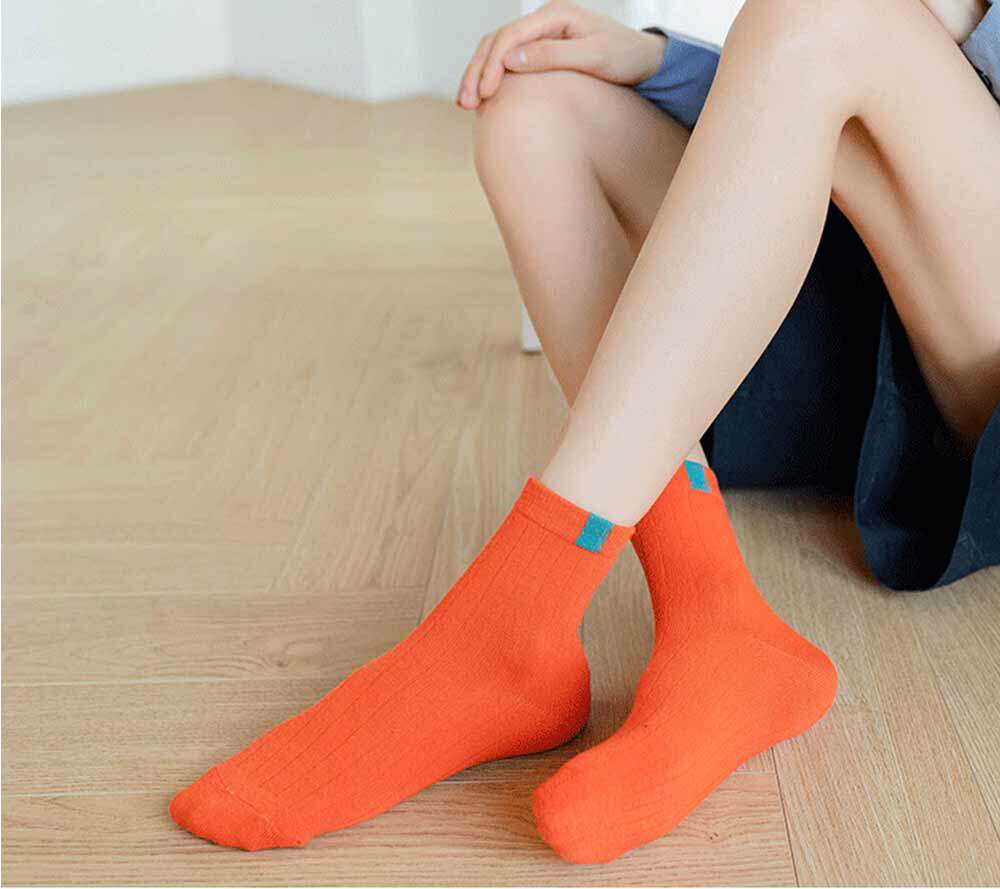 короткие носки 5pairs socks women winter warm socks for women new year cute &be