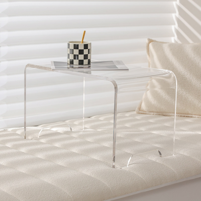Acrylic transparent window table small tea few simple tatami tatami table bedroom sitting desk on the computer table