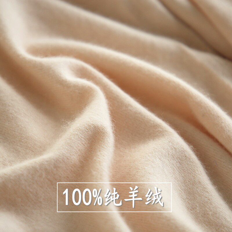 21 autumn and winter new 100% pure cashmere sweatshirt female round collar short jacket sweater coat large size for undershirt sweatshirt